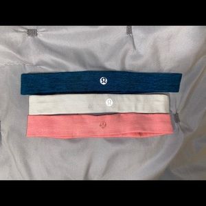set of 3 lululemon headbands